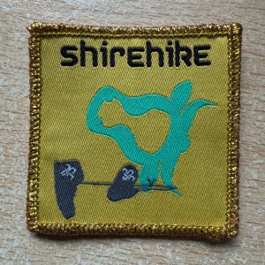 Gold shirehike badge